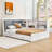 Johnnel Twin Wood Platform Bed with Shelves and Drawers-1222493112