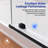 44" - 48" W x 74" H Frameless Sliding Shower Door with 1/4-in (6mm) Tempered Glass and Quiet Rollers-125264866-125264867-125264870