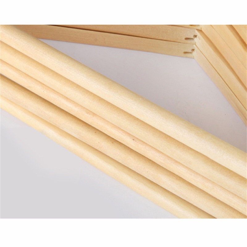 Cintres à vêtements en bois - Best-sellers - Emballage en vrac - Bois naturel et blanc