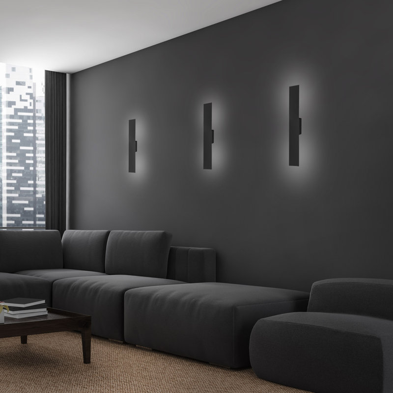 Rhys Steel Corner Wall Light