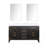 22 " W Freestanding Standard Free Standing Single Double With Carrara Marble Top