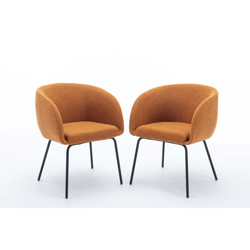 Chaises de salle à manger Boucle, 2, Gingembre gingembre