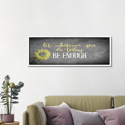 Enough II by Kimberly Allen - Panoramic Print on Canvas