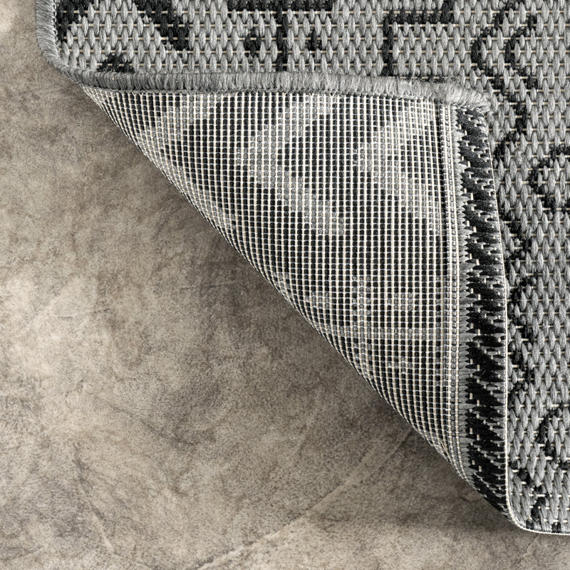 Kory Geometric Indoor / Outdoor Rug, Runner 2' x 8'