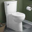 Toilette à devant arrondi avec siège et siège à hauteur arrondie American Standard Cadet 3
