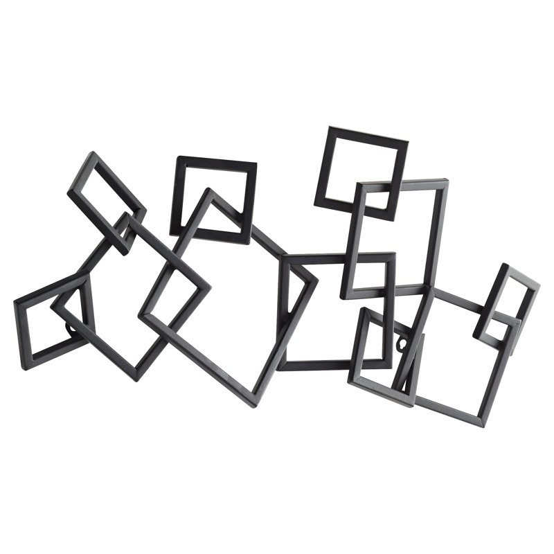 Orchestra Modern Abstract Wall Decor on Metal, 23.75" H x 11" W x 2.5" D