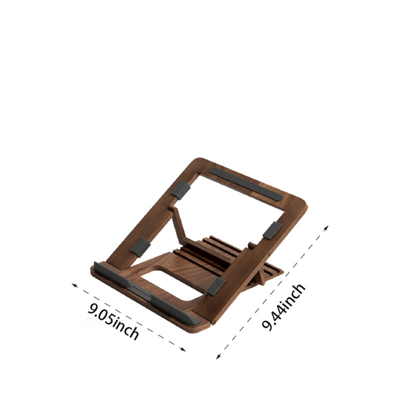 Porte-bloc-notes en bois manufacturé Mayren