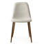 Chaise d'appoint rembourrée avec pieds en métal Jozwiak-421713070