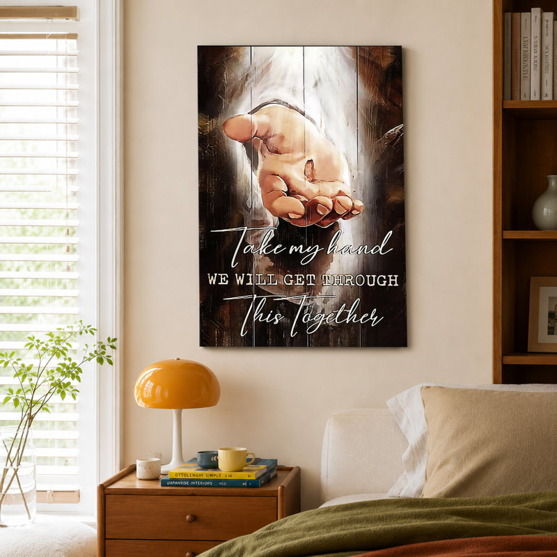 Affiche de Jésus-Christ main de dieu, 12x18inch