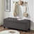 Meshell Faux Leather Upholstered Storage Bench-1278784046