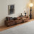 78.8"Modern Solid Wood TV Stand – Minimalist Media Console with Storage, Natural Wood Grain,No Assembly Required