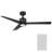 54" Lotus 3 - Blade Outdoor Smart Ceiling Fan with Remote Control and LED Light Kit Included, Works With Alexa and iOS or Android App-128517879-78604459