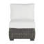 Fauteuil de chambre modulaire rustique tissé - gris ardoise-600847746-600847099-600847072