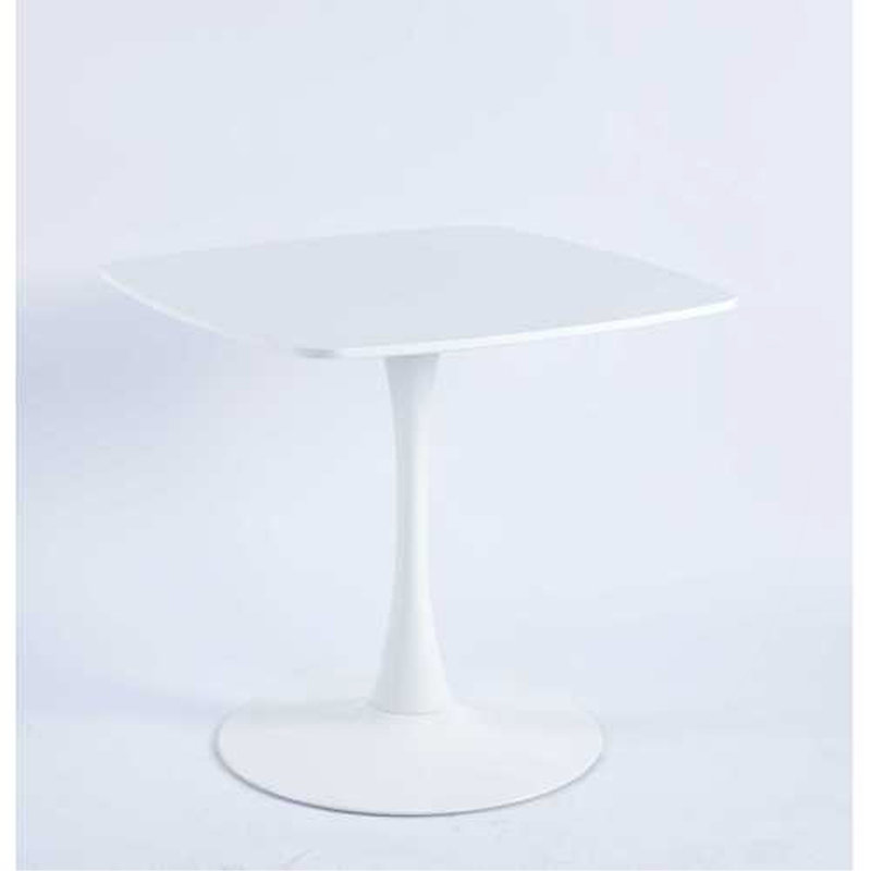 31.5" Square Dining Table for 2-4 Person, White, 28.74" H x 31.5" W x 31.5" D, White