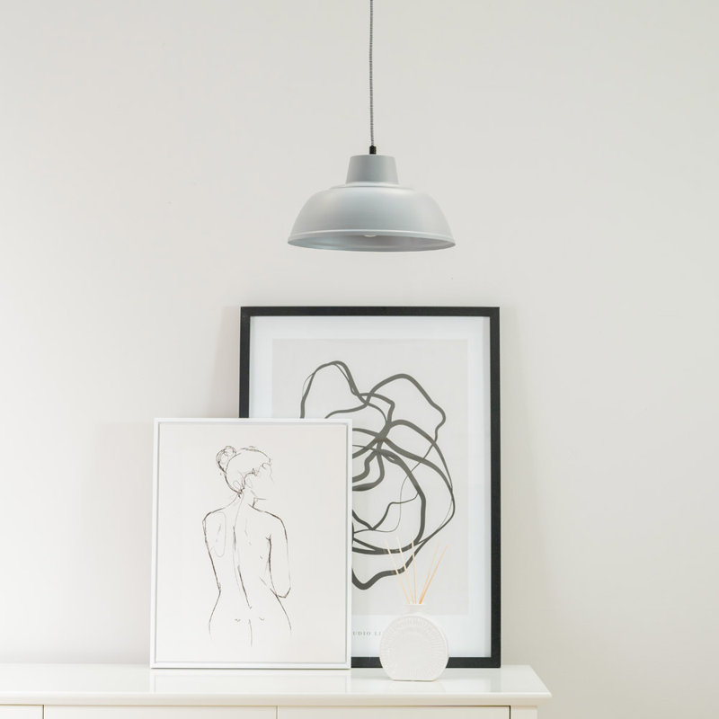 Riah 1 - Light Pendant, Grey, No