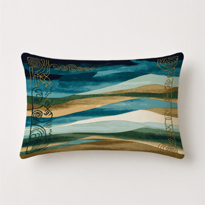 Luminous Pathways Indoor And Outdoor Throw Pillow