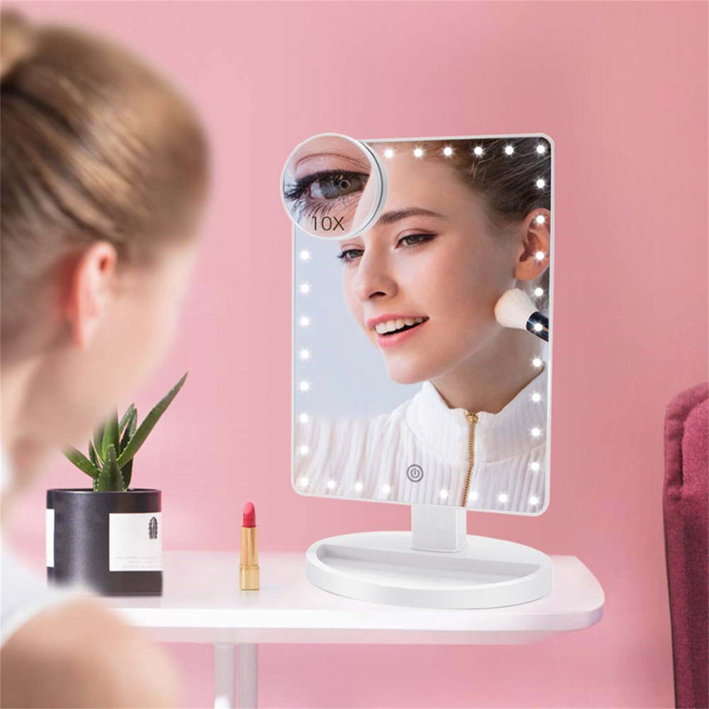 Demetrias Rectangle Floor Mirror, Black