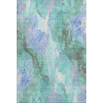 Premium Machine Washable Verlin AMF1785 Abstract Rug