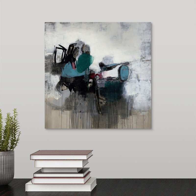 « time trial », peinture sur toile, Toile tendue, H 12 po x l 12 po x P 1,25 po