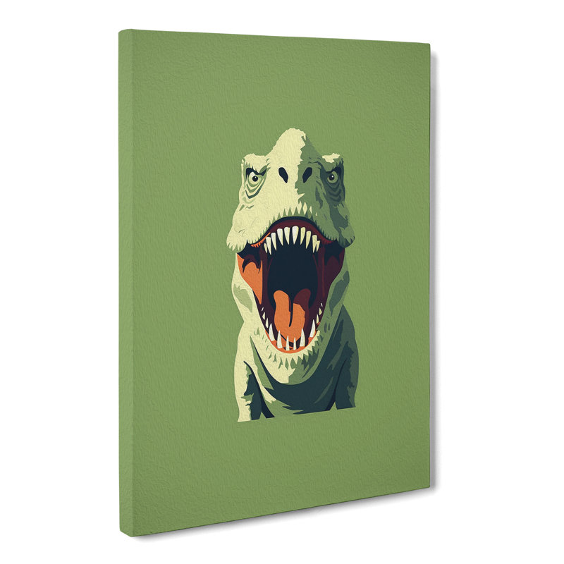 Tyrannosaurus Rex Minimalism - Print, 60cm H x 40cm W x 3cm D