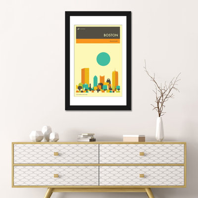 « boston horizon ii », impression sur toile