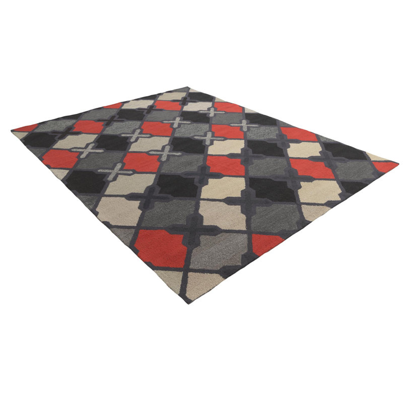 Tapis noir Otto