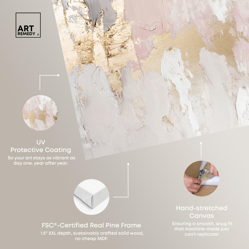 Rustic Elegance Set Canvas Set of 2 Calming Wall Art by , H 20 po x l 30 po, Toile tendue