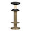 Sedes Swivel Upholstered Stool with Metal Frame-61272600