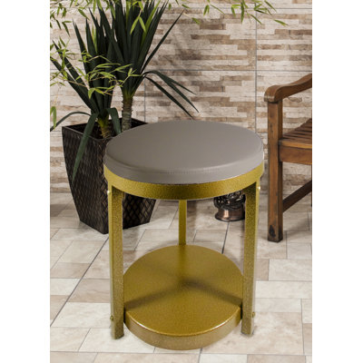 Coussin de tabouret de siège réversible en cuir