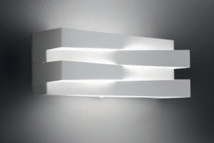 Cross 1-Light Flush Mount, White