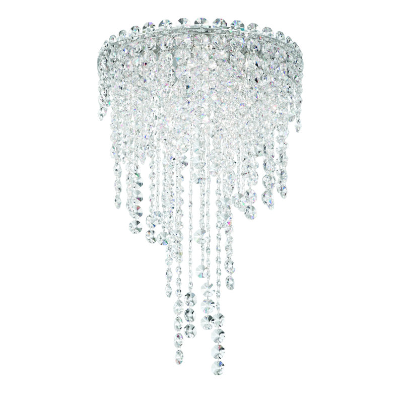 Chantant 4 - Light Flush Mount, 23.5" H x 14" W x 14" D, Heritage Handcut, 110 V