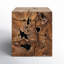 Scarlett Solid Wood Block End Table-1812249412