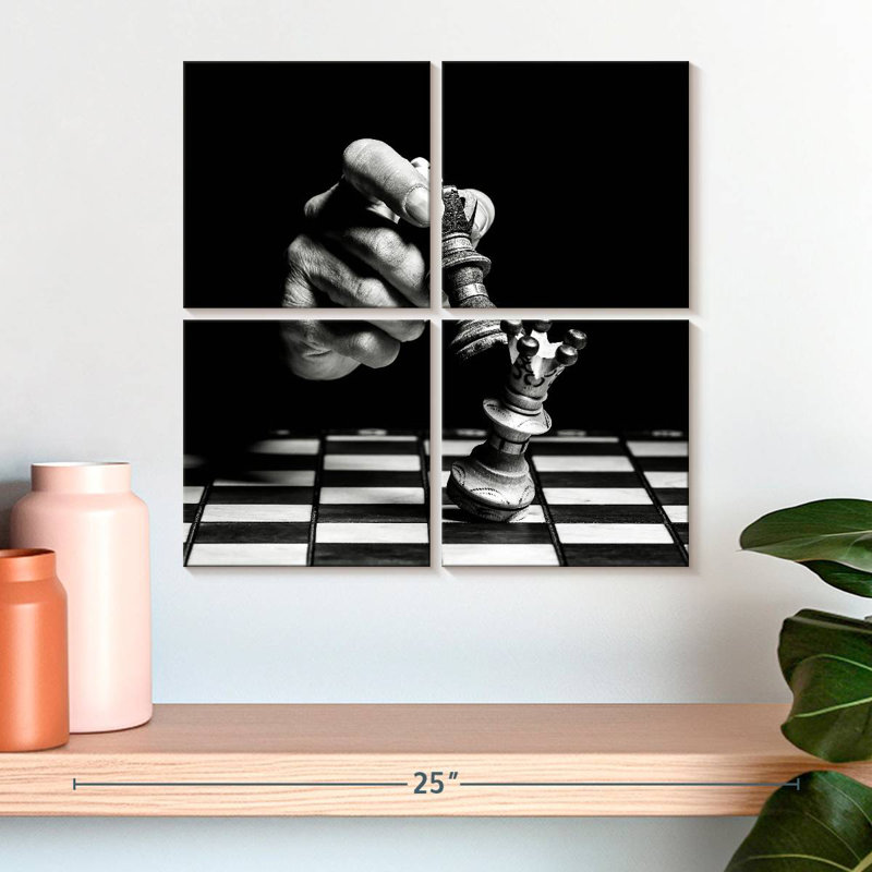 Pièce d'échecs Senne, H 18 po x l 18 po