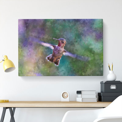 Hummingbird Vol.2 - Wrapped Canvas Painting
