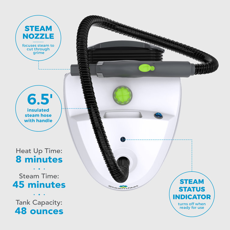 Reliable 300CU Steam Floor Mop - Steamboy Pro Electric Steam Mop and Scrubber with 4 Microfiber Pads, 1500W, Steam Cleaner for Tile, Grout, Hardwood