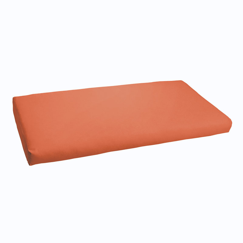 Outdoor 3'' Bench Seat Cushion, Fresco Peacock, 60"