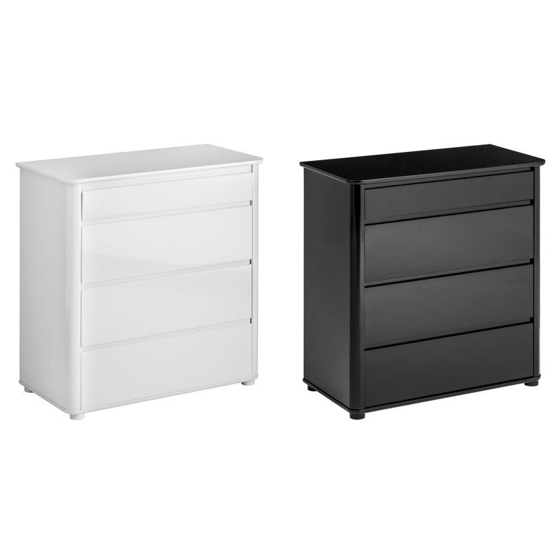Whisler Solid Wood 80.2 cm W Chest of 4 Drawers