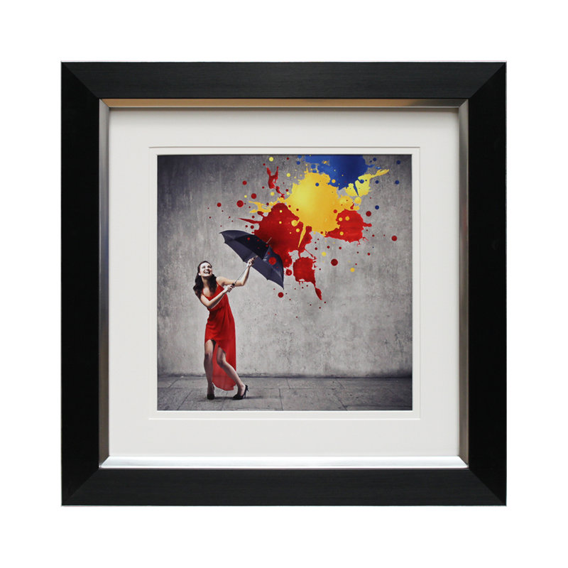 Dancing in the Rain I 1 Piece Single Picture Frame Wall Art