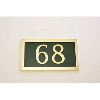 Address Plaque Frame
