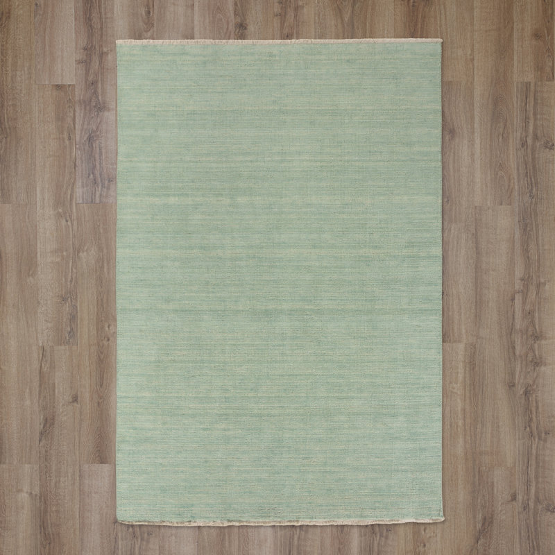 Tapis en laine tissé à la main Nouvelle-Zélande, Rouille, 7'9" x 9'9"