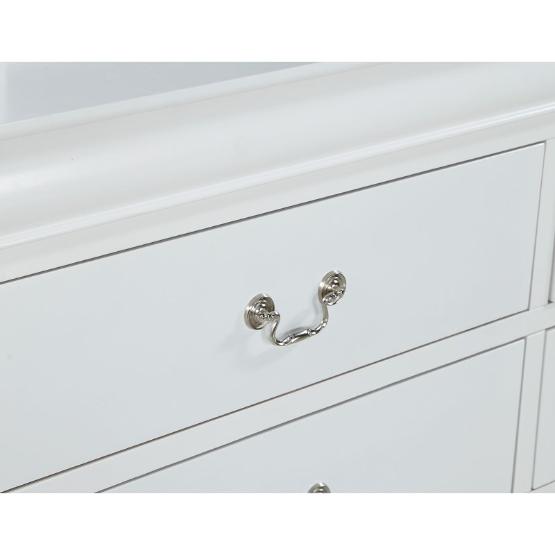 Ensemble de chambre à coucher Julianis, Très grand, Blanc