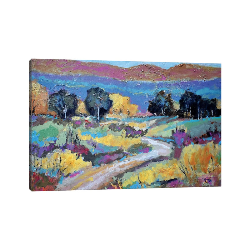 Old Ranch Road 1 Piece Wrapped Canvas Painting, 20.32cm H x 30.48cm W x 1.905cm D