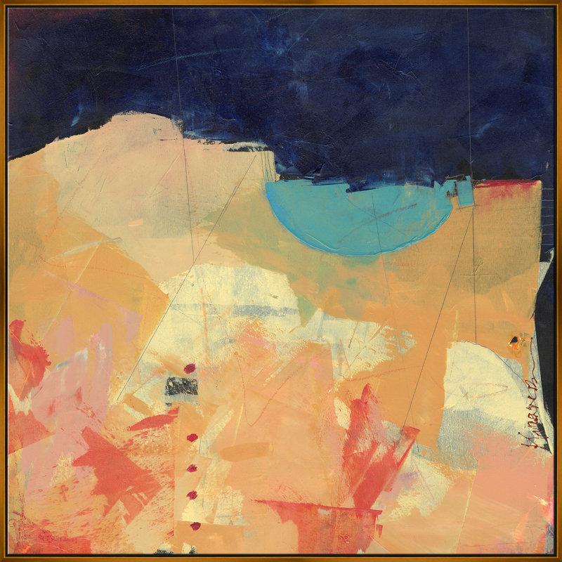 Turquoise Quarry par Jill Krasner, Or
