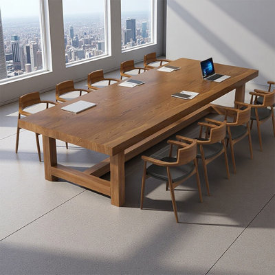 Table de conférence Modern Burlywood
