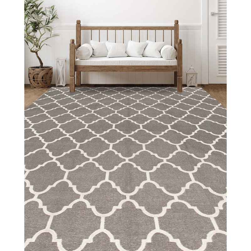 Wool Geometric Area Rug