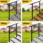 Wrought Iron Handrail, Step Handrails For Outdoor Steps Fit 2 To 3 Steps, Adjustable Porch Railing Transitional Rail With Installation Kit For Concrete Steps Or Wooden Stairs (Black)