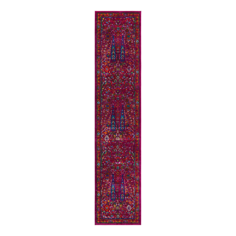 Floral Indoor Rug, Runner 2'7" x 12'