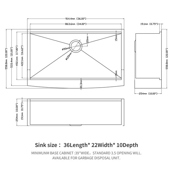 Dimensions du produit