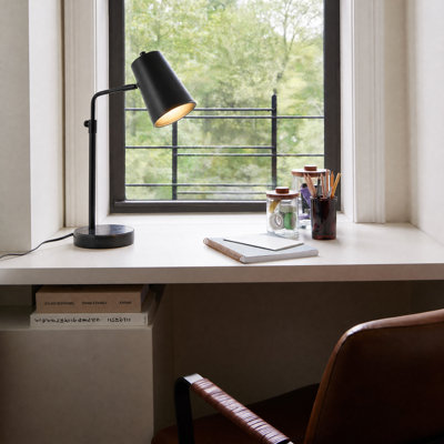 Vazquez 20" Brass Desk Lamp