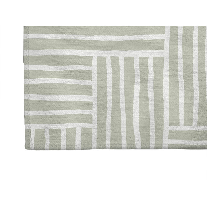 Tapis d'extérieur antidérapant Grid Puz, Tapis de couloir 2 pi 6 po x 8 pi